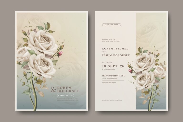3D Wedding E-Card Designs: Elevate Your Digital Invitations