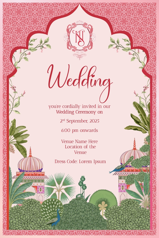 Wedding Invitation Digital Templates