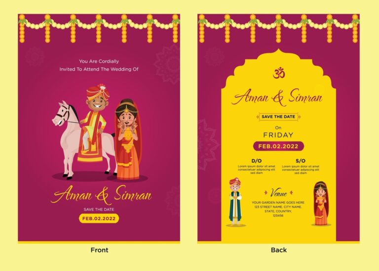 Custom Wedding E-Designs: Personalize Your Digital Invitations