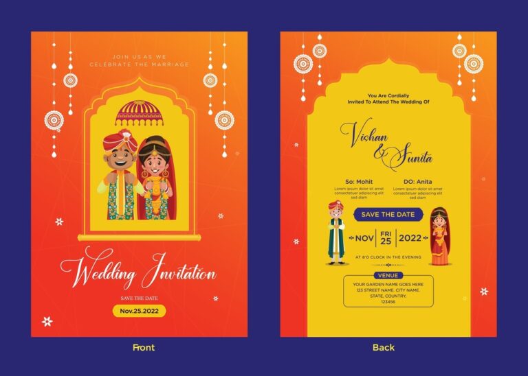Wedding E-Card with RSVP: A Modern Way to Invite Guests