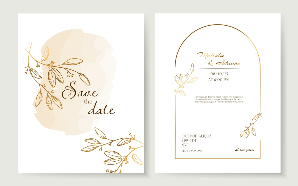 Vintage Wedding E-Cards