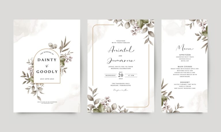 Western Style Wedding E-Cards: Elegant Digital Invitations
