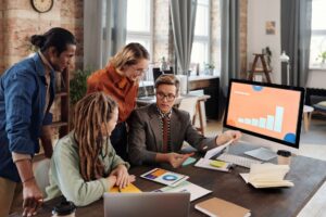 Illustration showing common branding mistakes small businesses should avoid for strong WordPress website and digital presence